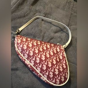 Christian Dior authentic vintage mini saddle bag